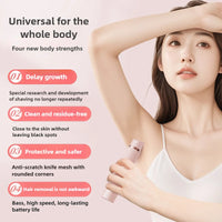 Electric Shaver for Women Waterproof Wet & Dry Hair Razors 2 in 1 Double Head Dual Bikini Hair Trimmer Detachable Head Shaver