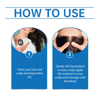 25mlHair Care Serum Roll-On Prevent Hair Loss Baldness Scalp Massage Repair Dry Damaged Hair 3% Rosemary Nourishing Hair Essence